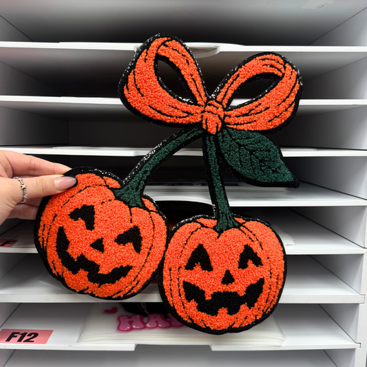 PUMPKIN CHERRY - CHENILLE PATCH