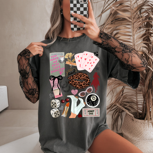 WESTERN GLAM - CLEAR FILM SCREEN PRINT