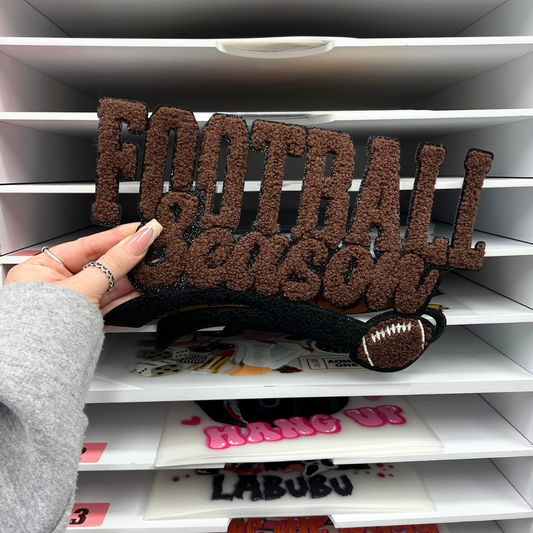 FOOTBALL SEASON - CHENILLE PATCH