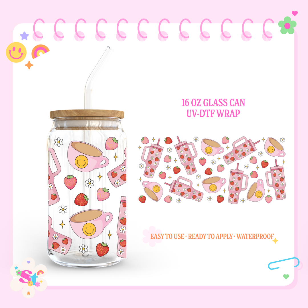 BERRY TUMBLER - 16 OZ UV DTF WRAP