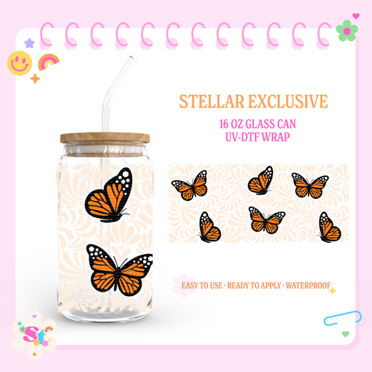 BUTTERFLY TALAVERA EXCLUSIVE - 16 OZ UV DTF WRAP