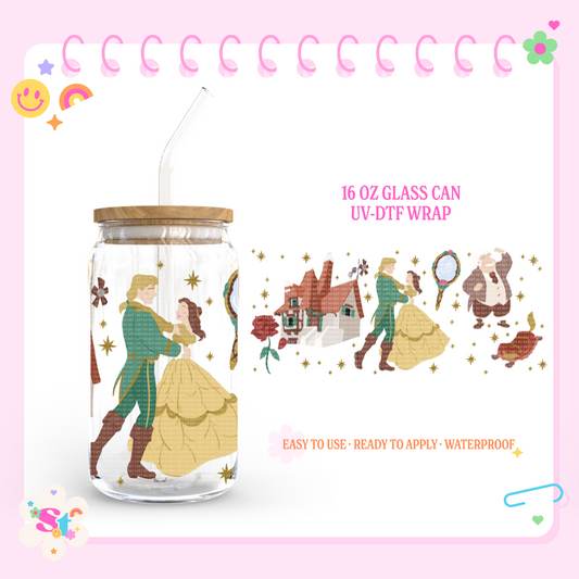 ROSE PRINCESS - 16 OZ UV DTF