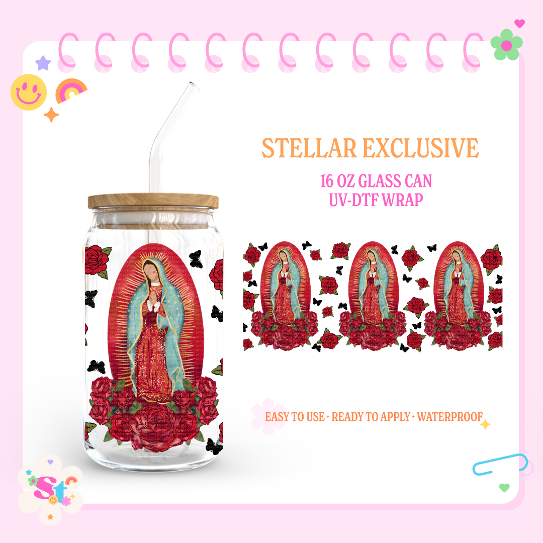 VIRGENCITA - 16 OZ UV DTF WRAP