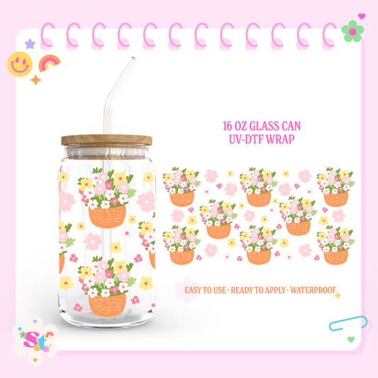 COTTAGE GARDEN BLOOMS - 16 OZ UV DTF