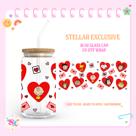 V-DAY CHARLIE FRIENDS EXCLUSIVE - 16 OZ UV DTF