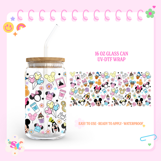 MAGIC PARK SNACKS - 16 OZ UV DTF