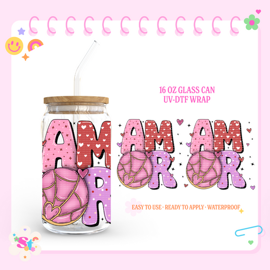 AMOR - 16 OZ UV DTF