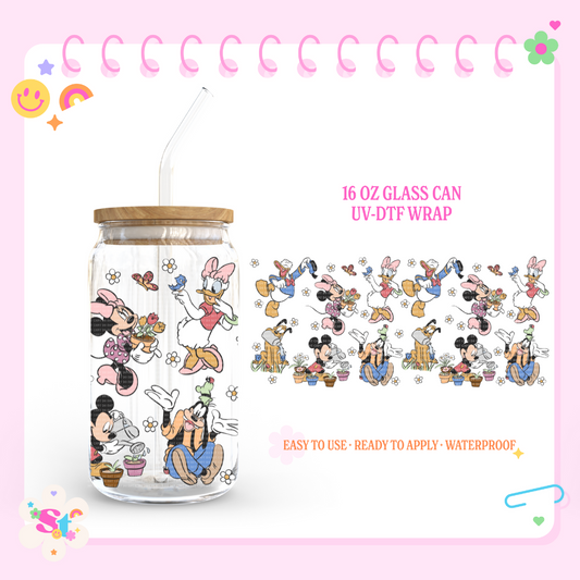 SPRING MOUSE FRIENDS - 16 OZ UV DTF