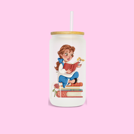 BABY BELLE READING - UV DTF DECAL