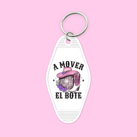 A MOVER EL BOTE - MOTEL KEYCHAIN DECAL