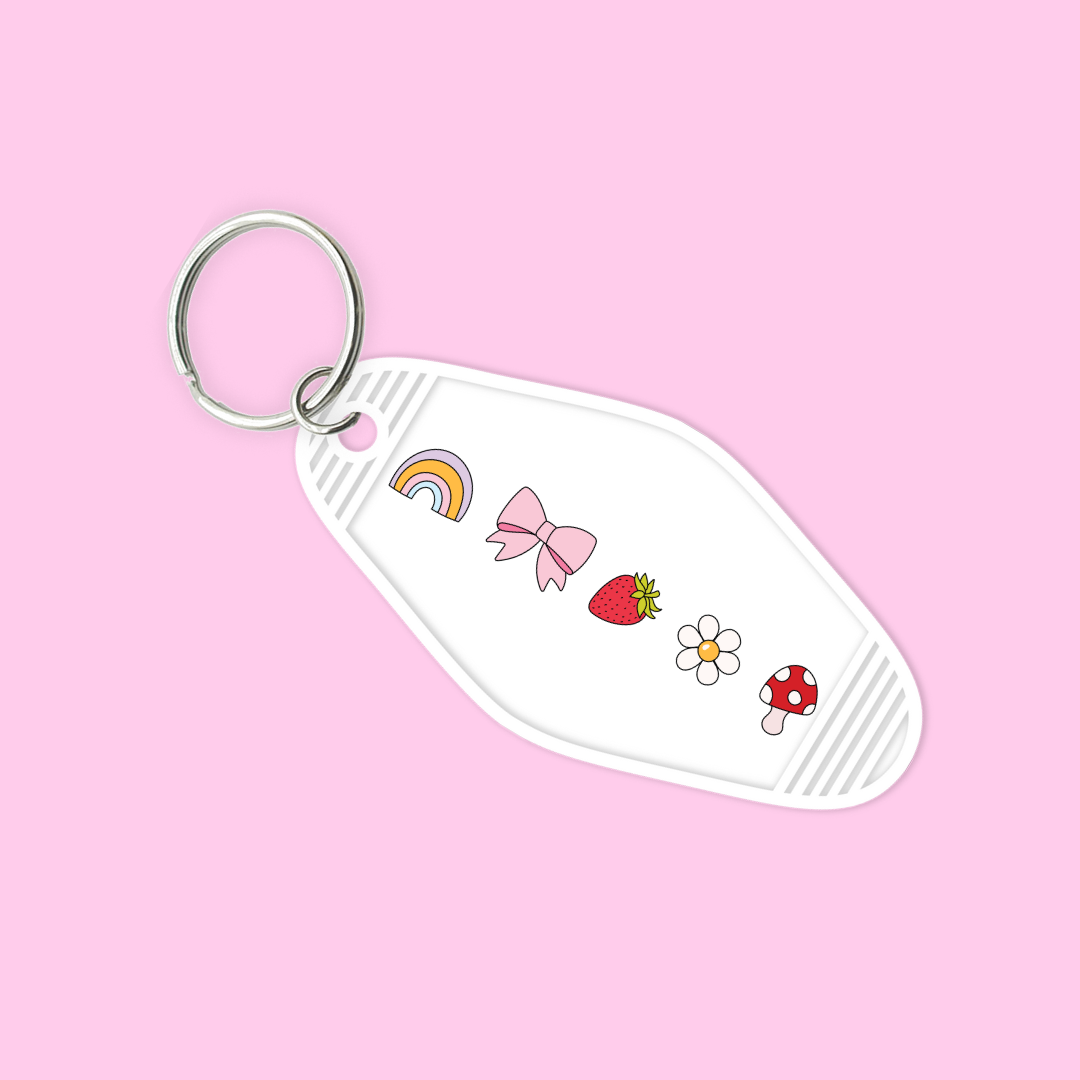 SIMPLE THINGS - MOTEL KEYCHAIN DECAL