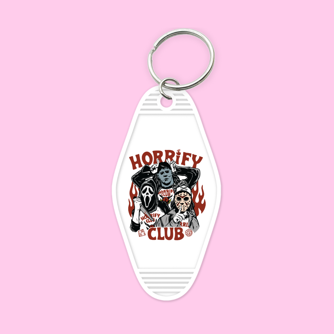 HORRIFY CLUB  - MOTEL KEYCHAIN DECAL