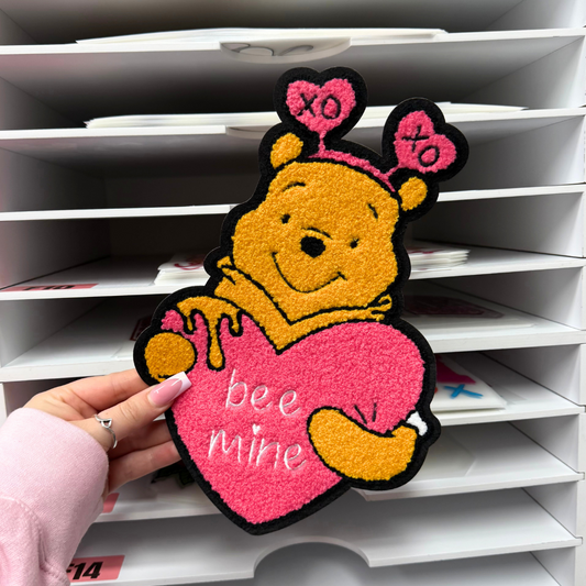 BEE MINE HONEY BEAR - CHENILLE PATCH