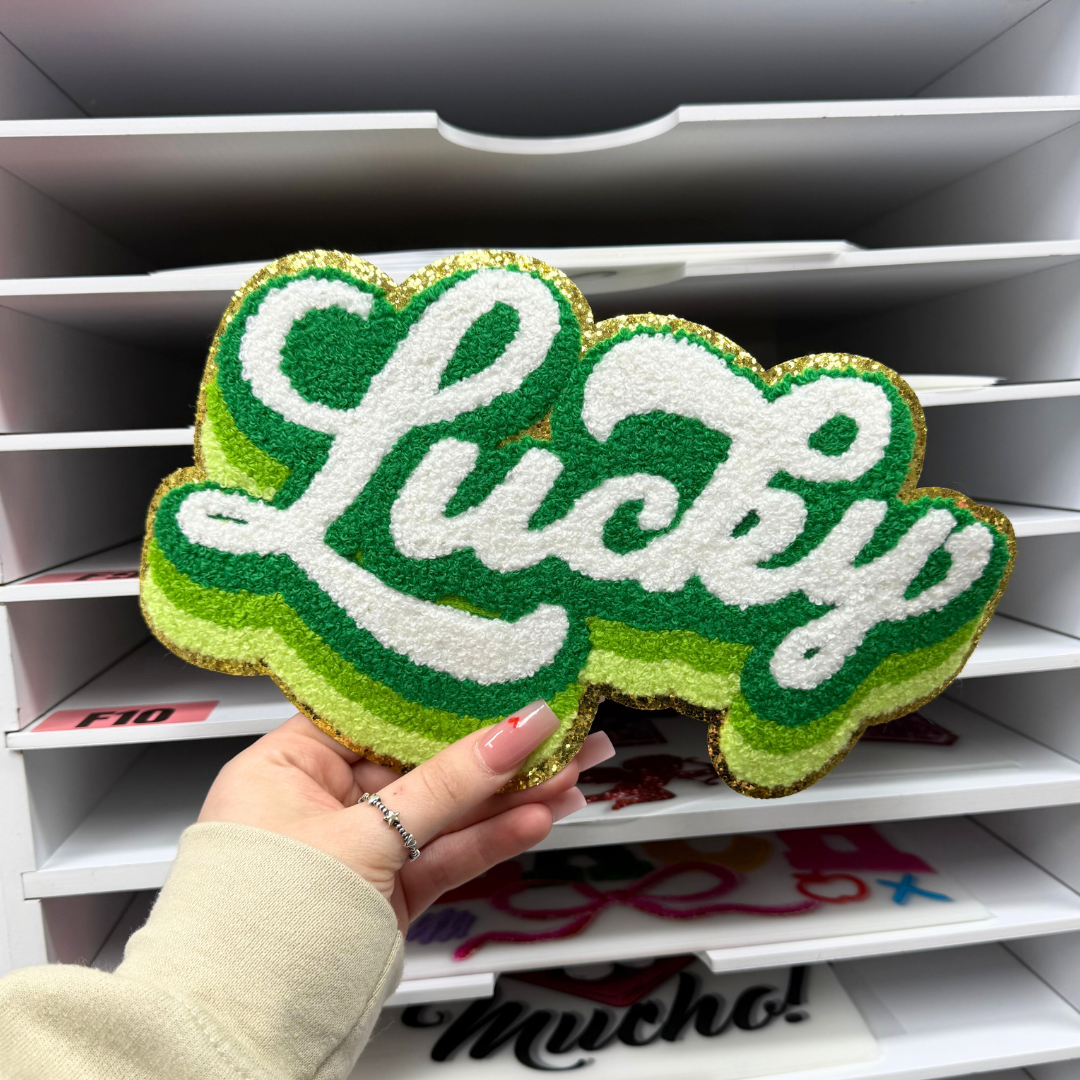 LUCKY - CHENILLE PATCH