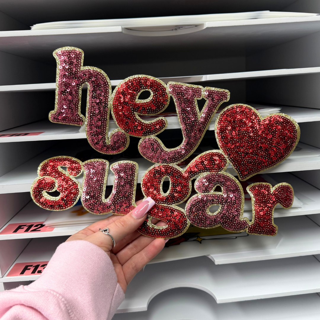 HEY SUGAR - SEQUIN PATCH