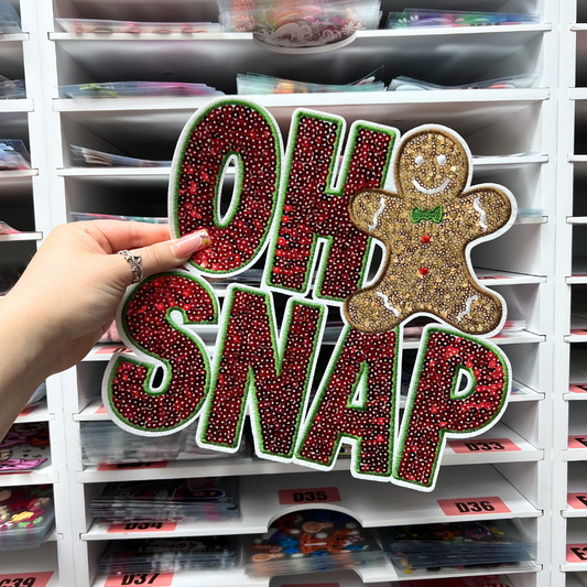 OH SNAP  - SEQUIN PATCH