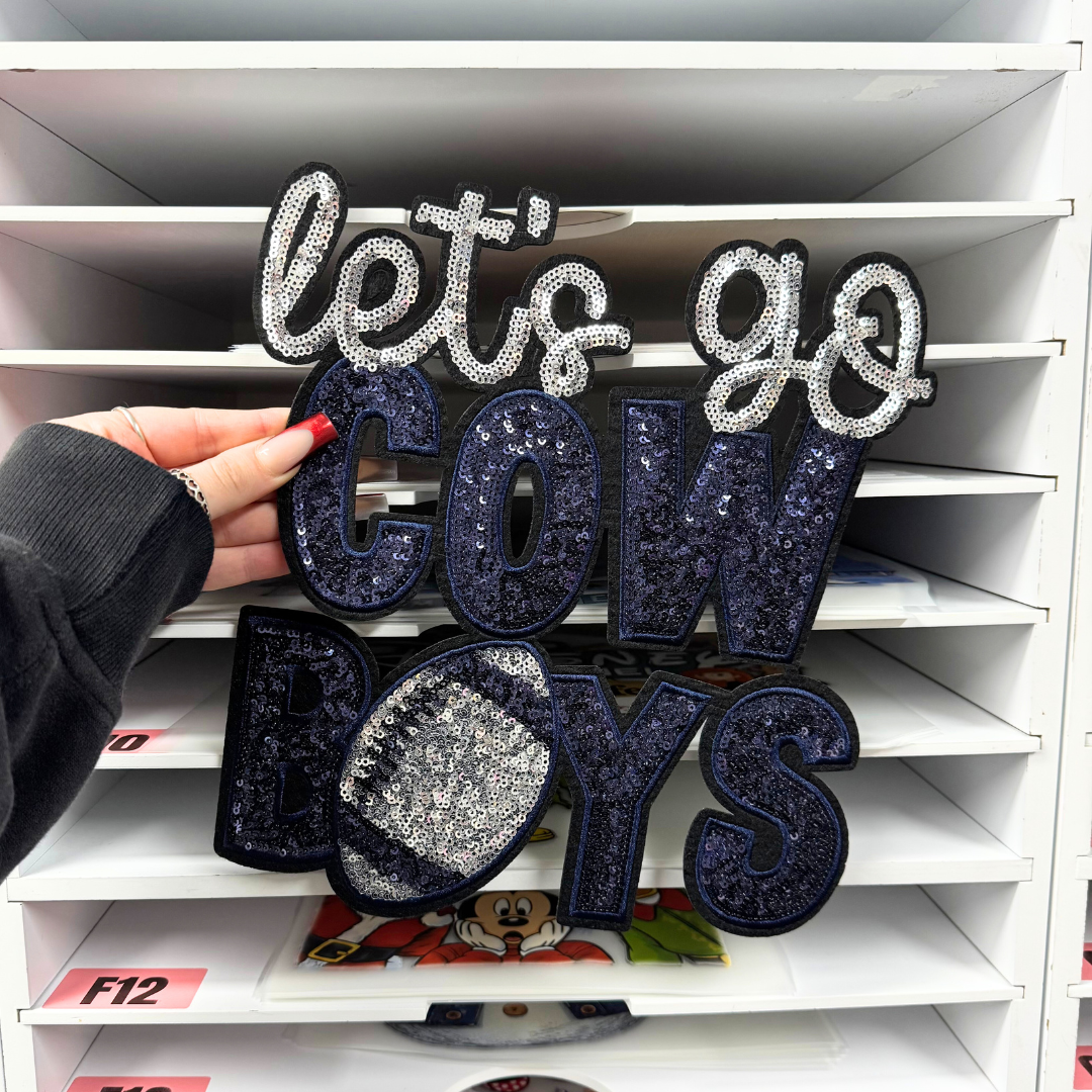 DALLAS TEAM - SEQUIN PATCH