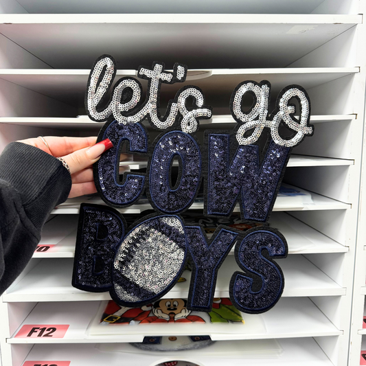 DALLAS TEAM - SEQUIN PATCH