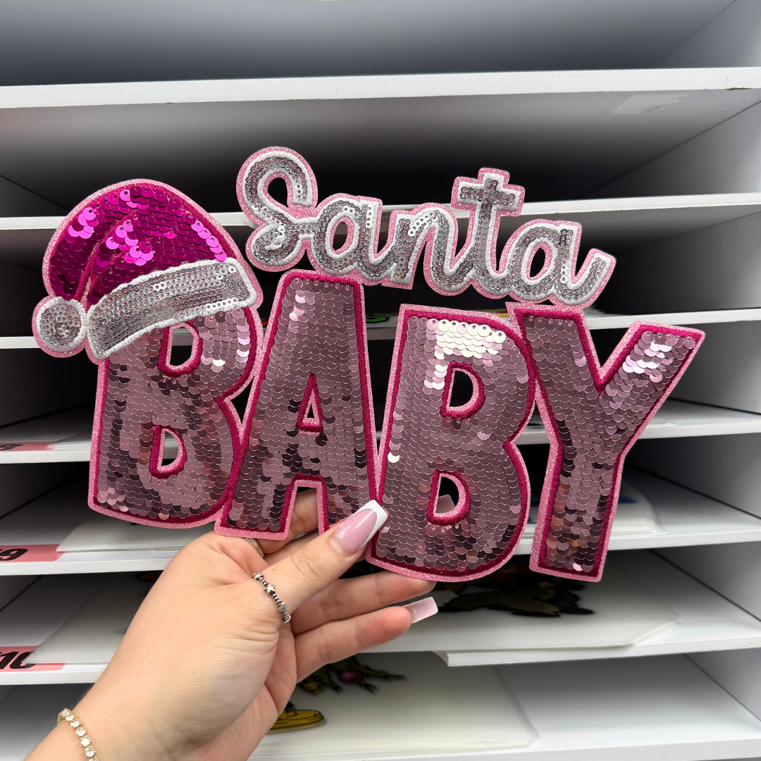 SANTA BABY - SEQUIN PATCH