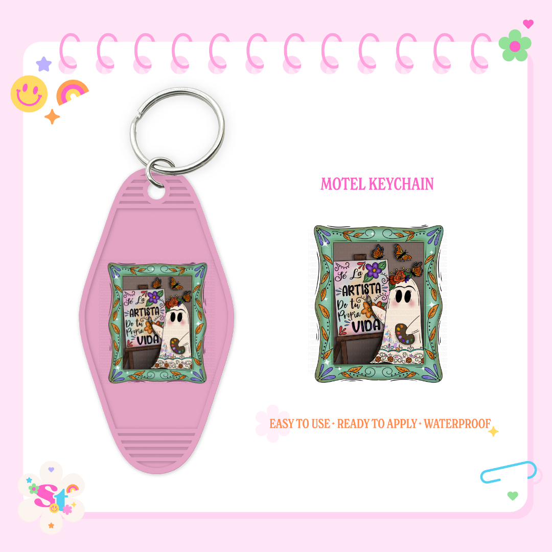 FRIDA FANTASMA - MOTEL KEYCHAIN DECAL