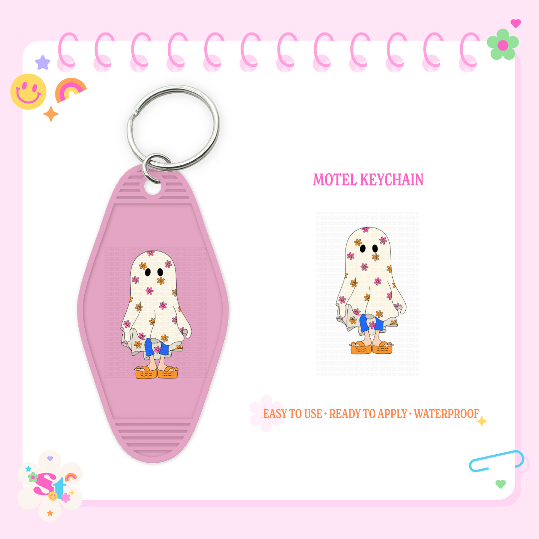 GHOST LIZ - MOTEL KEYCHAIN DECAL