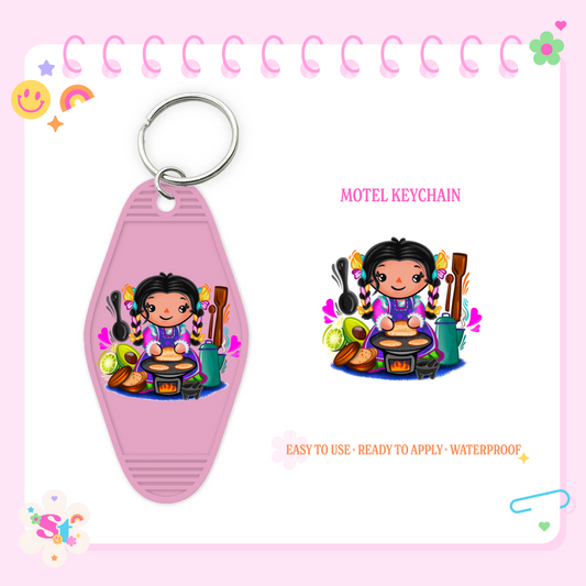 MUNECA - MOTEL KEYCHAIN DECAL