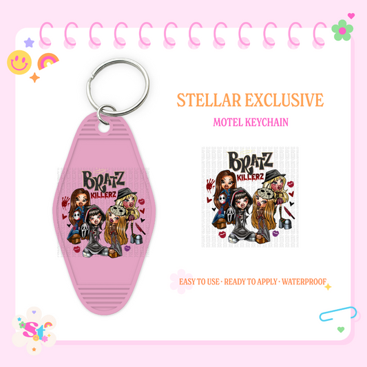 KILLR DOLLZ EXCLUSIVE - MOTEL KEYCHAIN DECAL