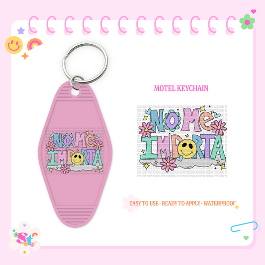 NO ME IMPORTA - MOTEL KEYCHAIN DECAL