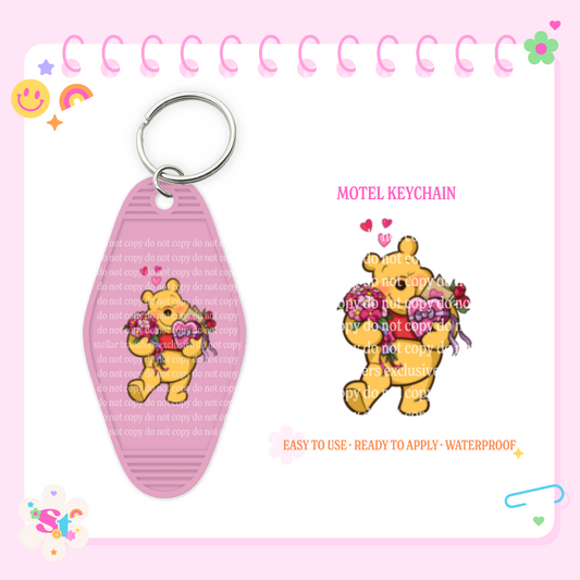 VDAY HONEY EXCLUSIVE - MOTEL KEYCHAIN DECAL