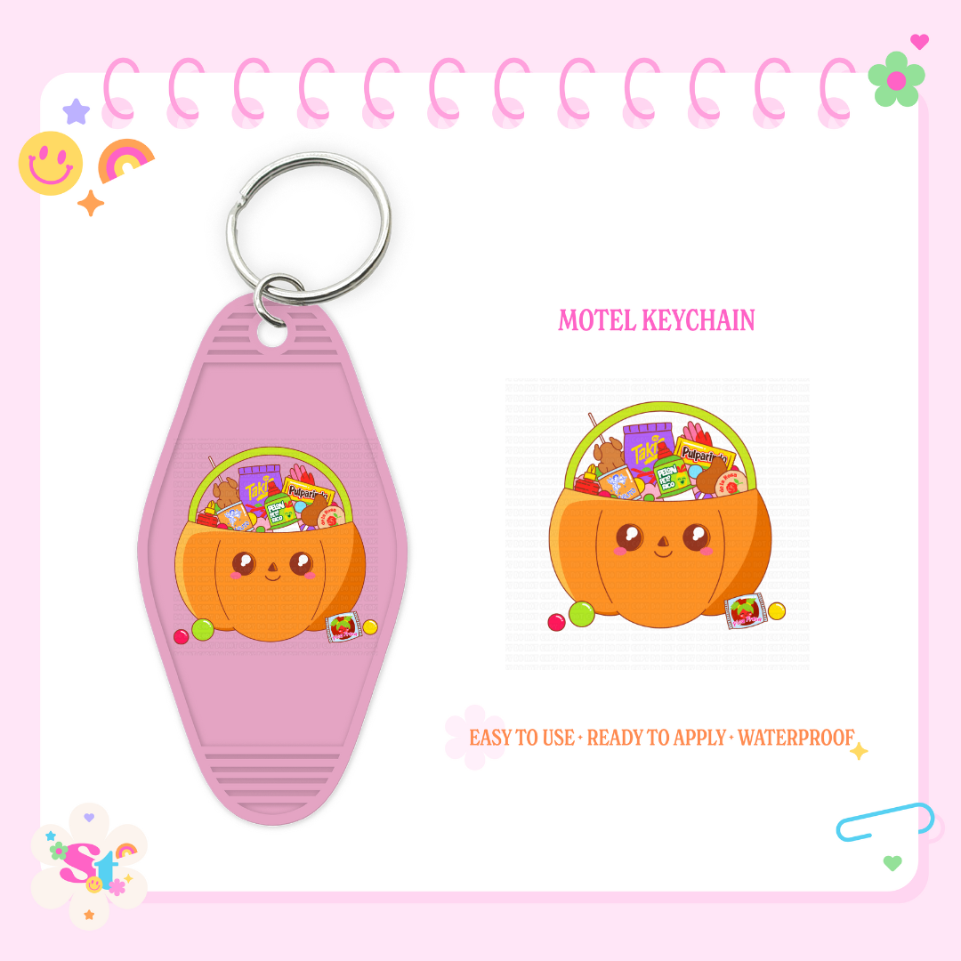 LATIN HALLOWEEN BUCKET  - MOTEL KEYCHAIN DECAL