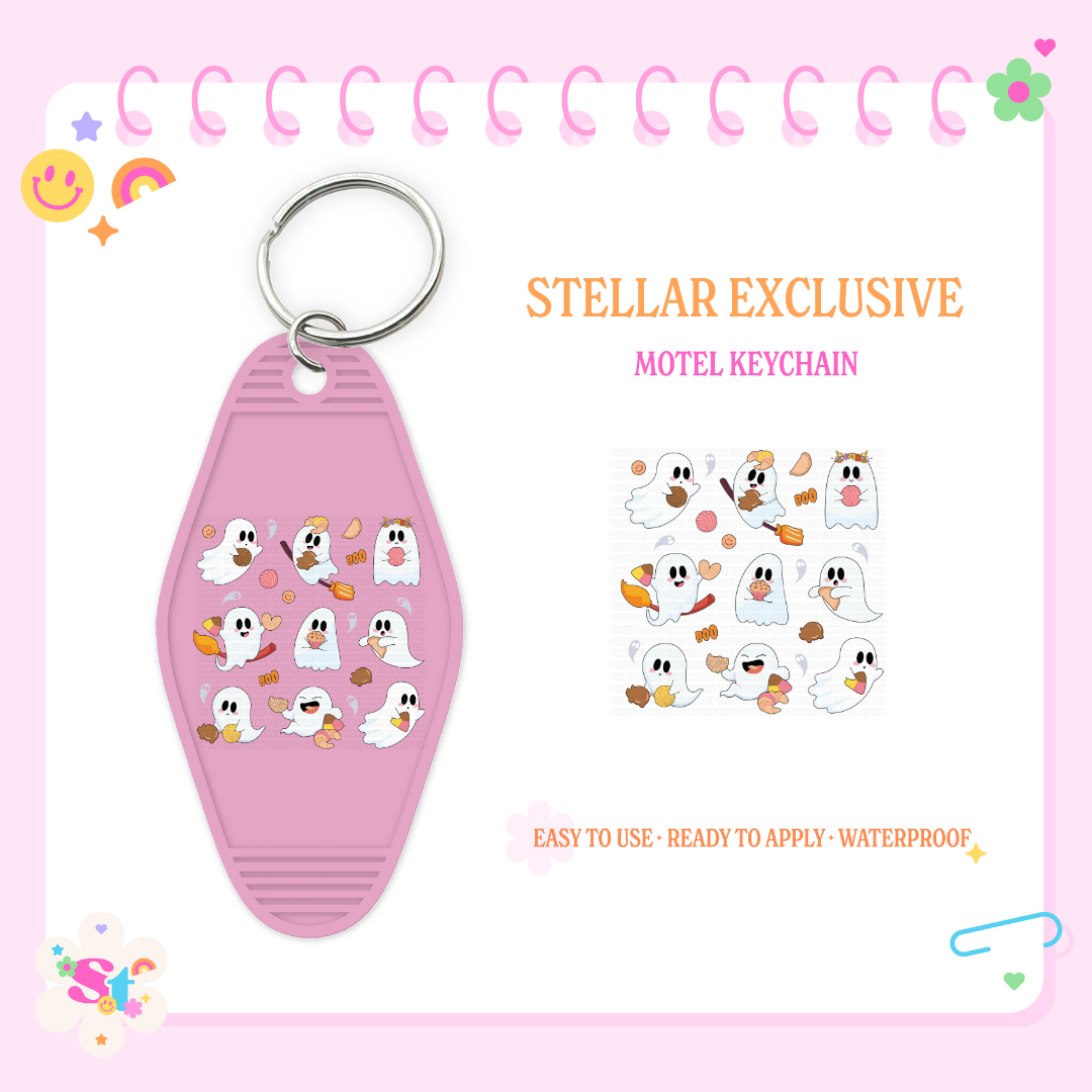 CONCHA GHOSTIES EXCLUSIVE - MOTEL KEYCHAIN DECAL