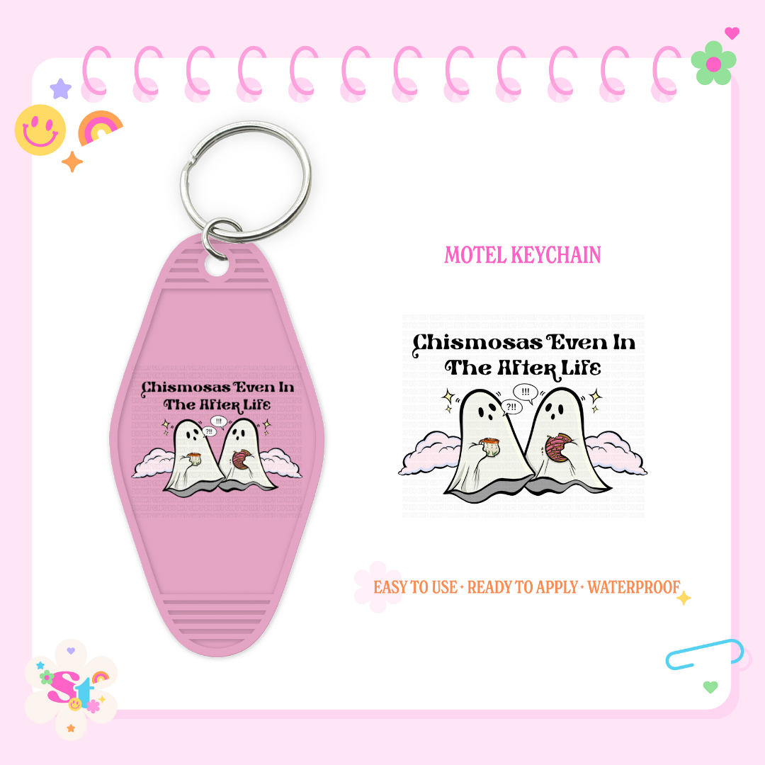 CHISMOSAS AFTERLIFE - MOTEL KEYCHAIN DECAL