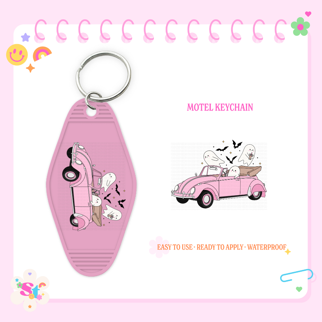 GHOSTIES - MOTEL KEYCHAIN DECAL