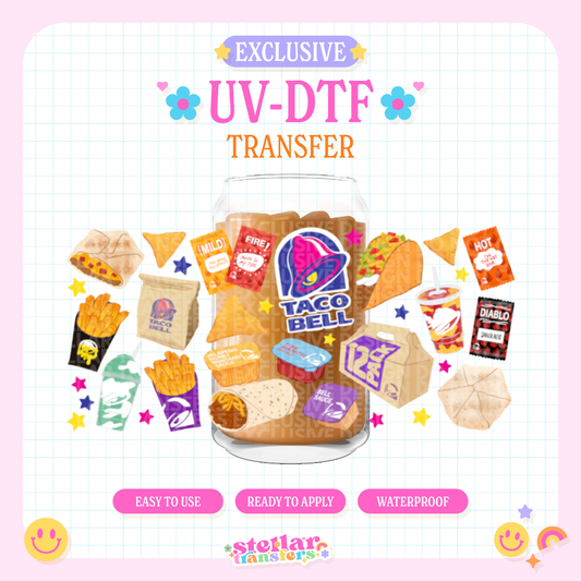 TACO BEL EXCLUSIVE - 16 OZ UV DTF