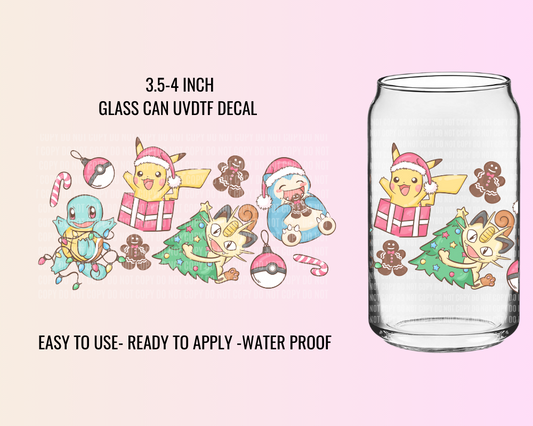 POKE XMAS - 16 OZ UV DTF WRAP