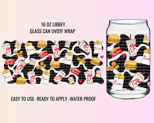CHICKEN CHICKEN - 16 OZ UV DTF WRAP